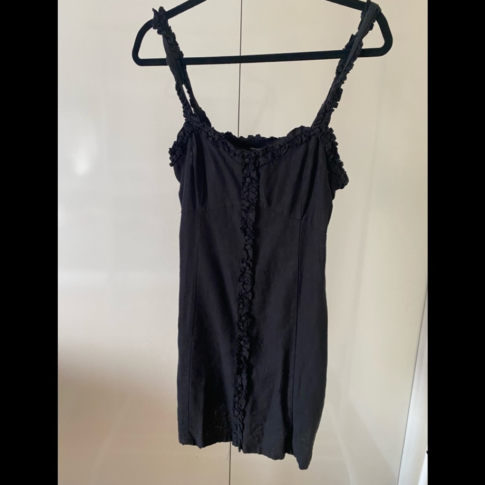 Forever 21 black dresses with floral design